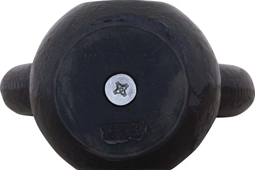 Amila Kettlebell Cast Iron Rubber Base 8 Kg - Μαύρο (44501)