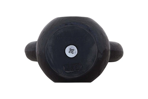 Amila Kettlebell Cast Iron Rubber Base 12 Kg - Μαύρο (44502)