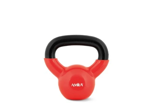 Amila Kettlebell Vinyl Cover 4 Kg - Κόκκινο (44504)