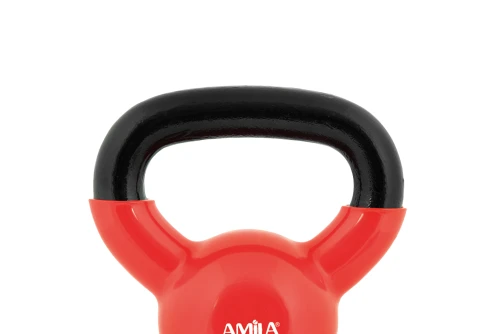 Amila Kettlebell Vinyl Cover 4 Kg - Κόκκινο (44504)