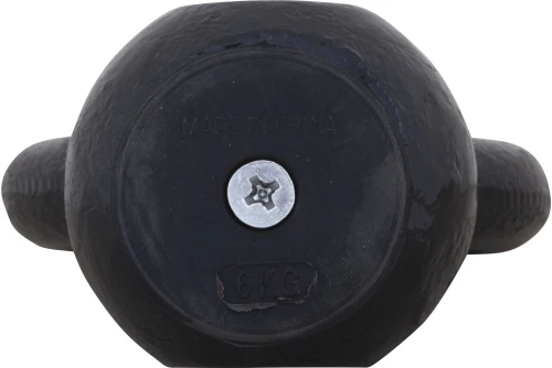 Amila Kettlebell Cast Iron Rubber Base 6 Kg - Μαύρο (44521)