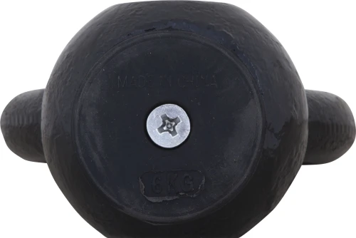 Amila Kettlebell Cast Iron Rubber Base 6 Kg - Μαύρο (44521)