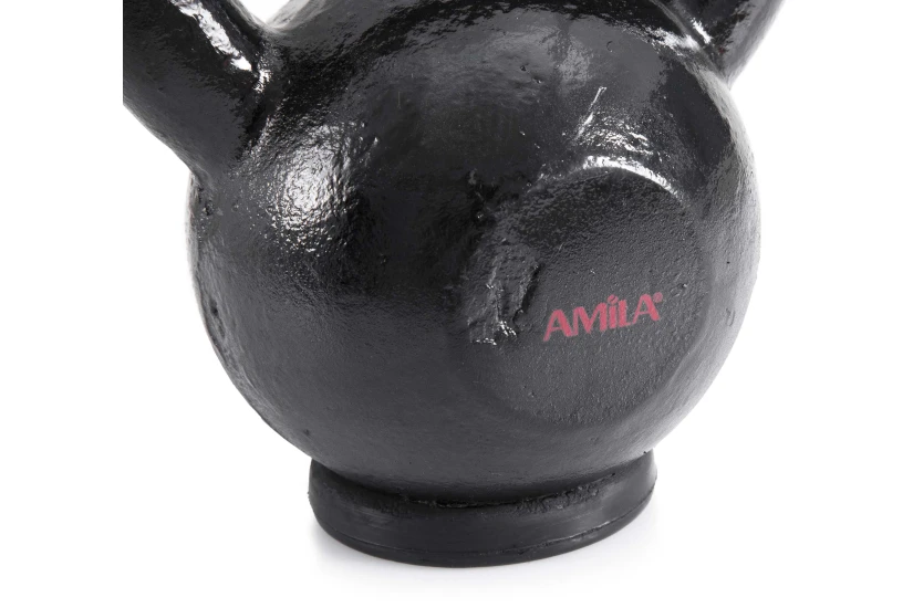 Amila Cast Iron Rubber Base Kettlebell 10kg