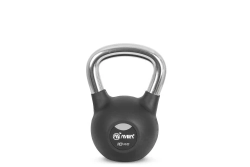 Amila Kettlebell Rubber Cover Cr Handle 10 Kg ? Μαύρο (44572)