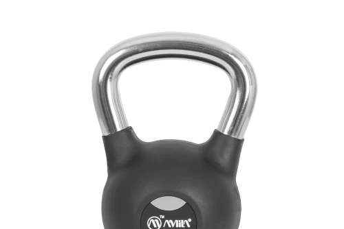 Amila Kettlebell Rubber Cover Cr Handle 10 Kg ? Μαύρο (44572)