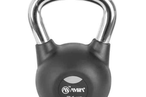 Amila Kettlebell Rubber Cover Cr Handle 24 Kg ? Μαύρο (44573)