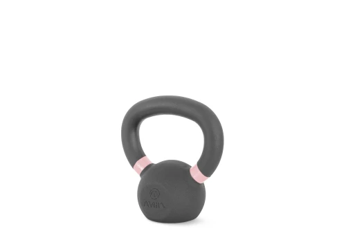 Amila Kettlebell Cast Iron 4 Kg - Μαύρο  Ροζ (44680)