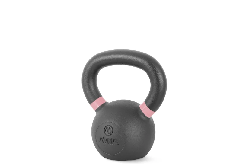 Amila Kettlebell Cast Iron 8 Kg - Μαύρο  Ροζ (44682)