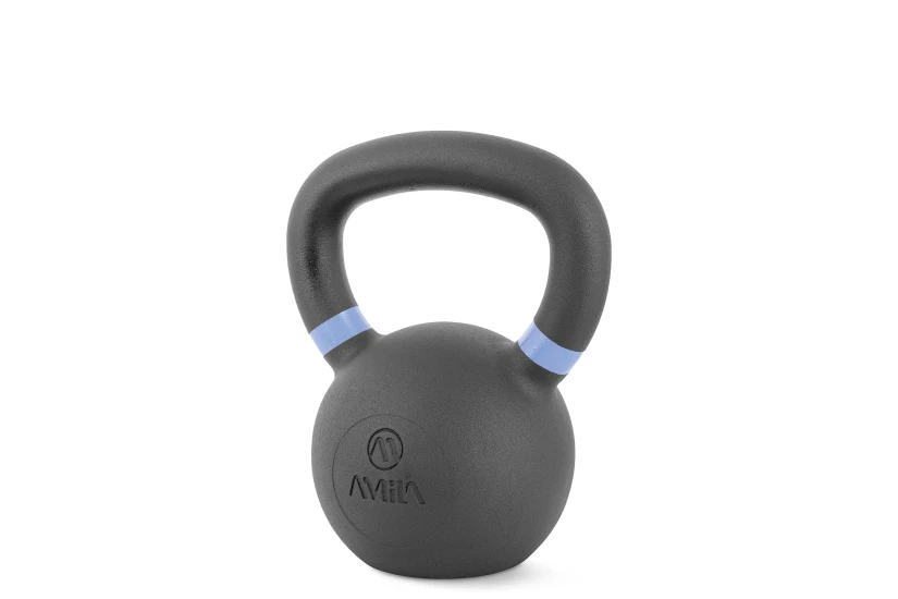 Amila Kettlebell Cast Iron 12 Kg - Μαύρο  Γαλάζιο (44684)