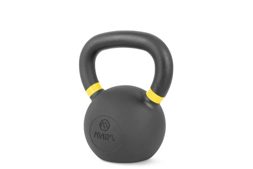 Amila Kettlebell Cast Iron 16 Kg - Μαύρο  Κίτρινο (44685)