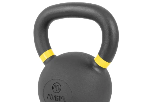 Amila Kettlebell Cast Iron 16 Kg - Μαύρο  Κίτρινο (44685)