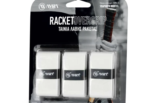 Amila Ταινία Λαβής Ρακετών Amila Overgrip ’Σπρο 3 Τεμ (45792)