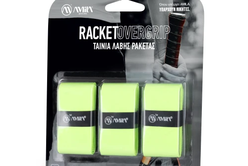 Amila Ταινία Λαβής Ρακετών Amila Overgrip Neon Green 3 Τεμ (45793)
