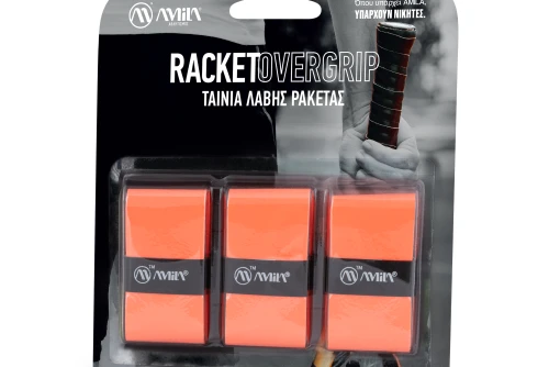 Amila Ταινία Λαβής Ρακετών Amila Overgrip Coral Red 3 Τεμ (45794)