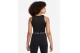 Jordan Essentials Active Παιδικό Αμάνικο Crop Top Μαύρο
