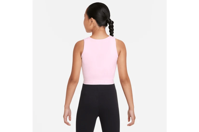 Jordan Essentials Active Παιδικό Αμάνικο Crop Top Ροζ 