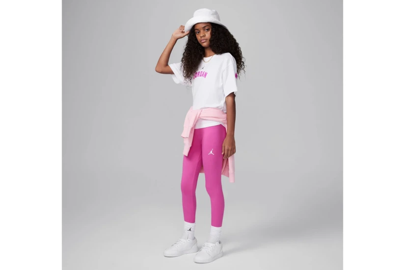Jordan Dri-Fit Essentials Παιδικό Μακρύ Κολάν Φούξια