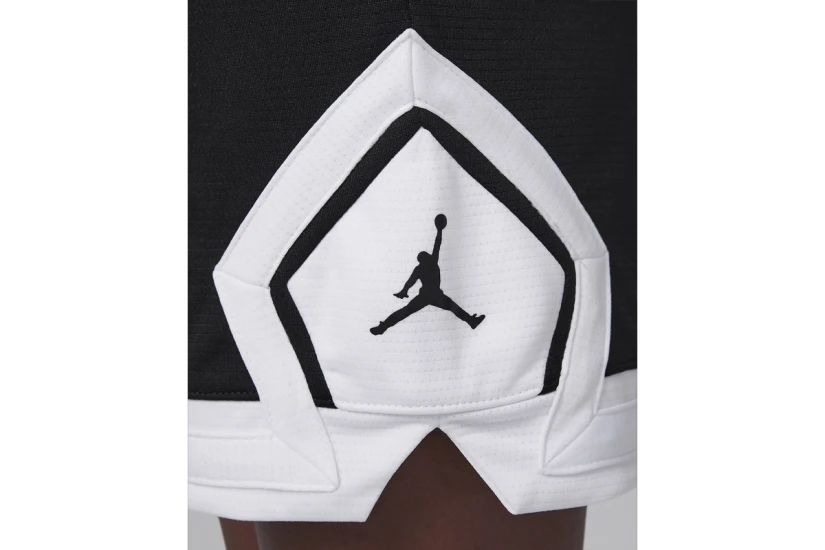 Jordan Dri-FIT MJ Diamond Αθλητικό Σορτς Μαύρο, Λευκό