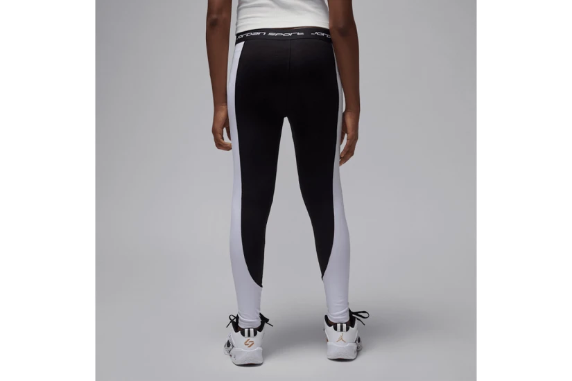 Jordan Dri-FIT Sport Παιδικό Μακρύ Κολάν Μαύρο, Λευκό