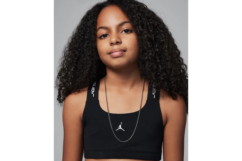 Jordan Dri-Fit Sport Indy Παιδικό Μπουστάκι Μαύρο