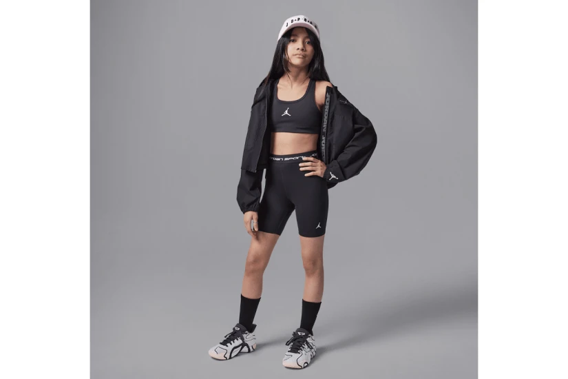 Jordan Dri-FIT Sport Παιδικό Κοντό Κολάν Μαύρο