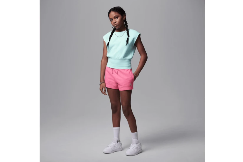 Jordan Brooklyn Essentials Παιδικό Αθλητικό Σορτς Φούξια