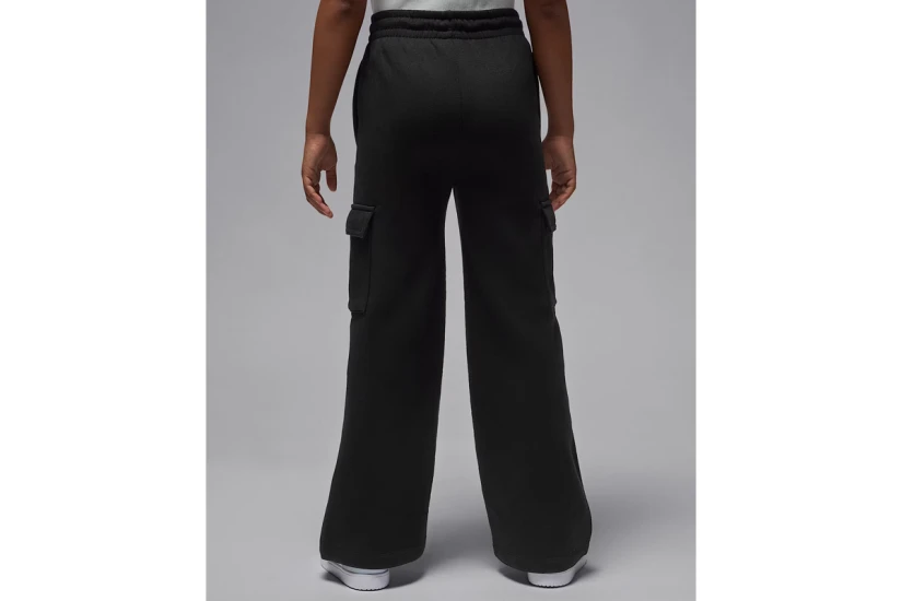 Jordan Brooklyn Fleece Cargo Παιδικό Παντελόνι Φόρμας Μαύρο