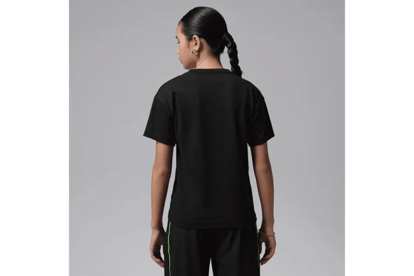 Jordan Air Bubble Graphic Παιδικό Κοντομάνικο T-Shirt Μαύρο, Φούξια, Λευκό