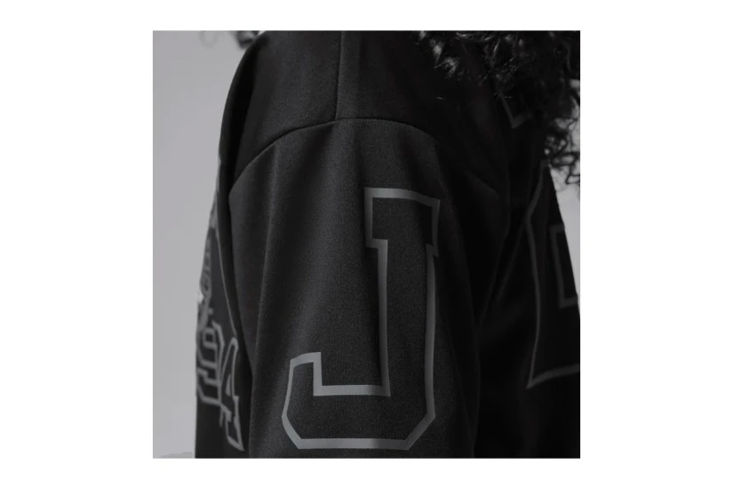 Jordan Secret Diary Jersey Παιδικό Κοντομάνικο Cropped T-Shirt Μαύρο