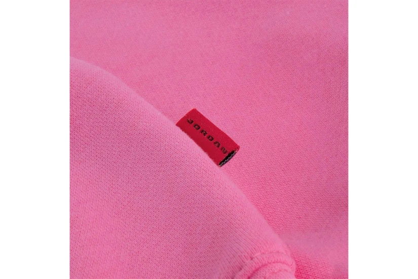 Jordan Brooklyn Fleece Παιδικό Φούτερ με Κουκούλα Ροζ