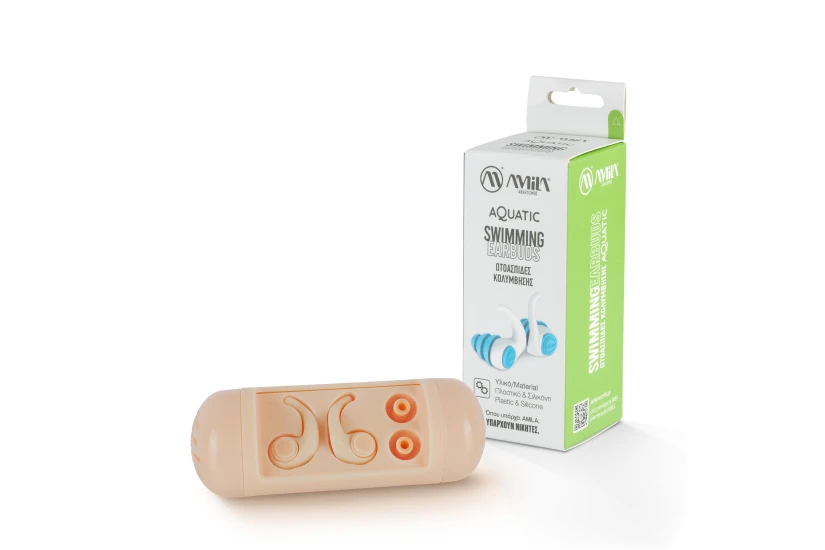 Amila Ωτοασπίδες Κολύμβησης Swimming Earbuds Aquatic ? Desert Sand (47045)