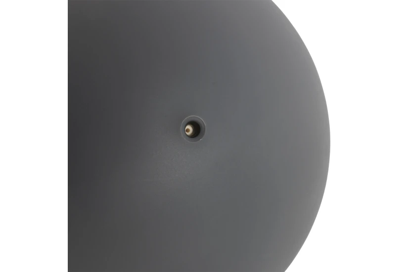 Amila Μπάλα Power Pilates 24 Cm 300 Gr Dark Grey (48073)