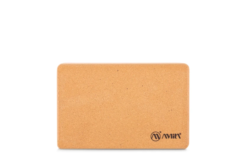 Amila Τούβλο Yoga Dhara Cork Block 7,6X15X23 Cm Από Φελλό (48084)