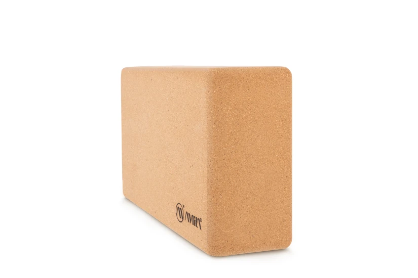 Amila Τούβλο Yoga Dhara Cork Block 7,6X15X23 Cm Από Φελλό (48084)