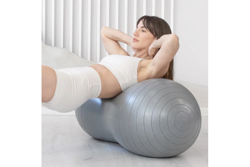 Amila Μπάλα Γυμναστικής Peanut 50 Cm - Γκρι (48097)
