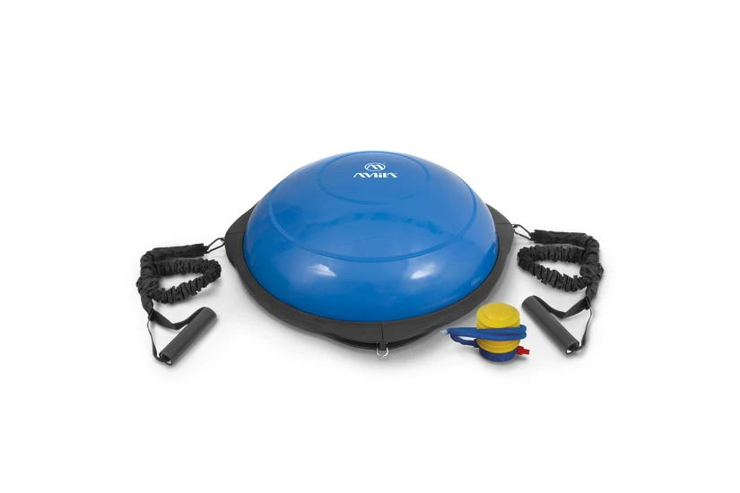 Amila Amila Balance Ball Με Ξύλινη Βάση Μπλε 63Cm (48192)