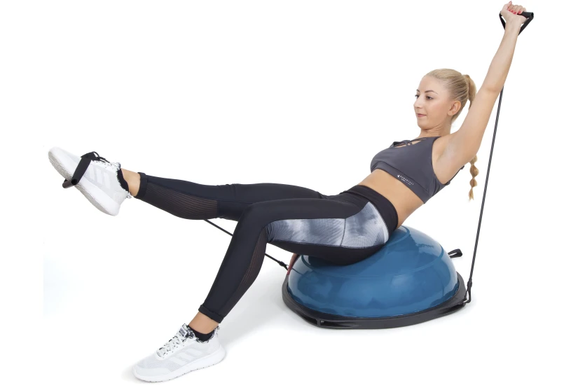 Amila Amila Balance Ball Με Ξύλινη Βάση Μπλε 63Cm (48192)