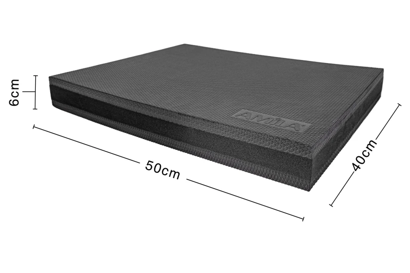 Amila Μαξιλάρι Ισορροπίας Balance Pad Μαύρο (48195)