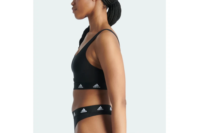 Adidas Performance Scoop Γυναικείο Bralette Μαύρο