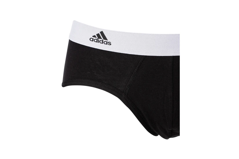 Adidas Performance Active Flex Cotton Εσώρουχο Σλιπ  3-Τεμάχια (4A1M01 BLACK-WHITE)