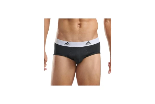 Adidas Performance Active Flex Cotton Εσώρουχο Σλιπ 3-Τεμάχια (4A1M01 BLK-BLK-PRT)