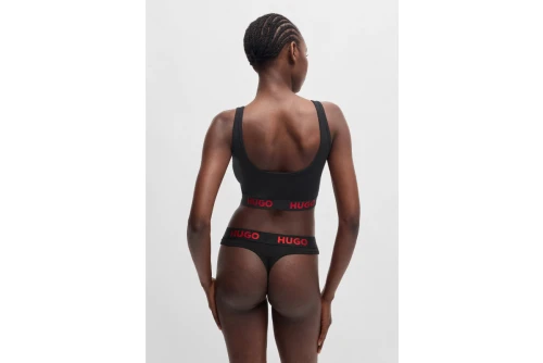 Hugo Sporty Logo Bralette Γυναικείο (50469631 001)