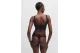 Hugo Sporty Logo Γυναικείο Bralette Μαύρο