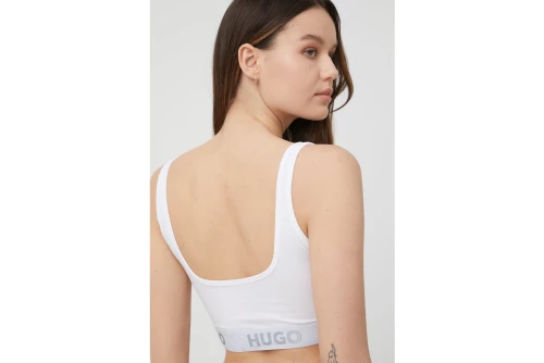 Hugo Sporty Logo Bralette Γυναικείο (50469631 100)
