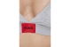 Hugo Triangle Red Label Γυναικείο Σουτιέν Γκρι
