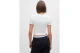 Hugo Baby B Γυναικείο Κοντομάνικο Crop Top T-Shirt Λευκό