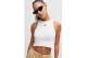 Hugo Baby Γυναικείο Αμάνικο Crop Top Λευκό