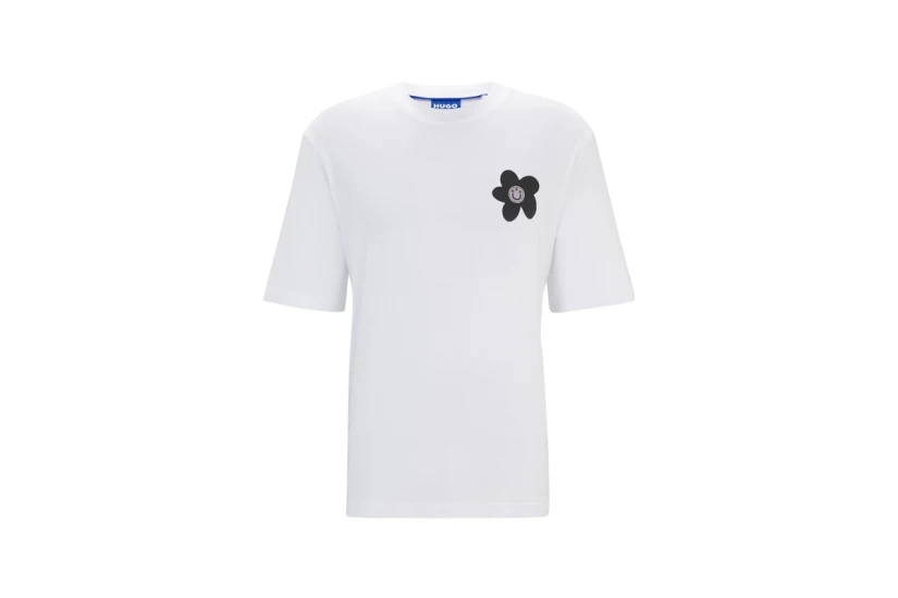 Hugo Boss Noretto Ανδρικό Κοντομάνικο T-Shirt Λευκό