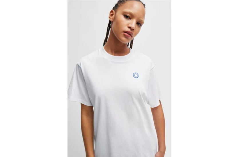 Hugo Vintage Γυναικείο Κοντομάνικο T-Shirt Λευκό