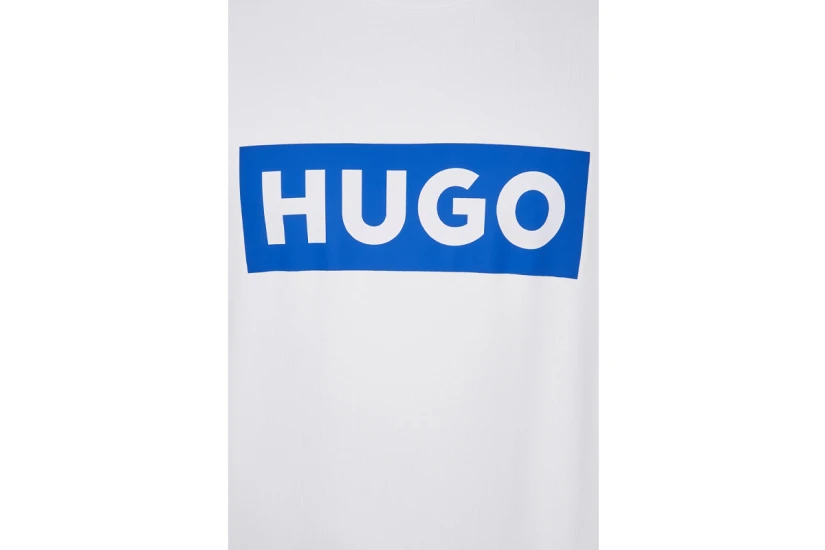 Hugo Boss Niero Ανδρική Μακρυμάνικη Μπλούζα Με Λαιμόκοψη Λευκή